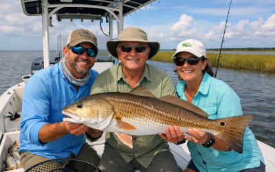 Experience unforgettable adventures with guided redfish fishing for families.