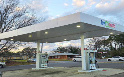 Enhance property value with gas station canopy construction in Austin, TX, solutions